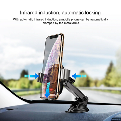 Car Fast Wireless Charger For iPhone Xs Max Xr X Samsung S10 S9