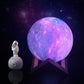 Colorful Starry Sky Moon Lamps